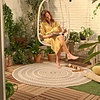 Tapis d'extérieur vintage - Nomad Aztec Crème - thumbnail 3
