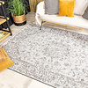 Tapis ovale à poils longs - Victoria Oriental Gris - thumbnail 3