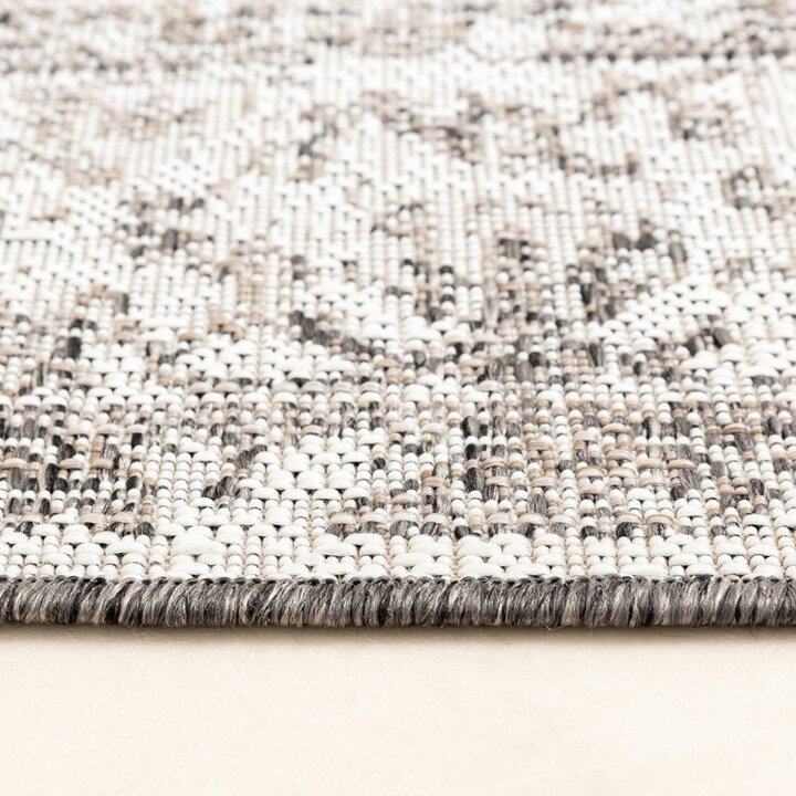 Tapis ovale à poils longs - Victoria Oriental Gris - 5
