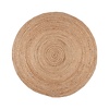 Tapis en jute - Fair Rond Naturel - thumbnail 1