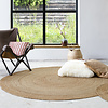 Tapis en jute - Fair Rond Naturel - thumbnail 8