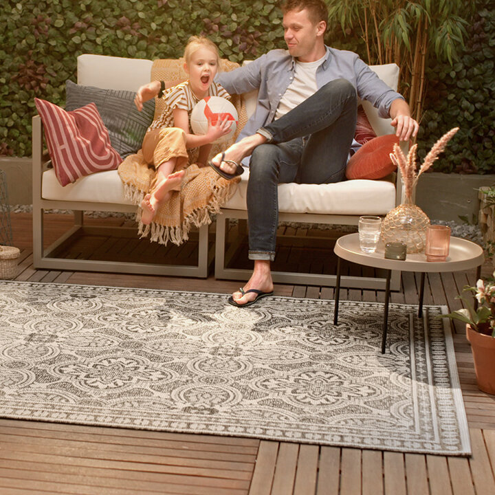 Tapis d'extérieur - Summer Oriental Gris - 3