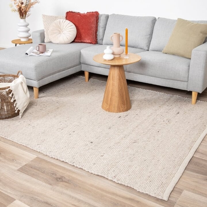 Tapis en laine - Feline Blanc/Mélangé