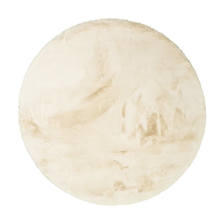 Tapis rond à poils longs - Comfy Supreme Crème - 1