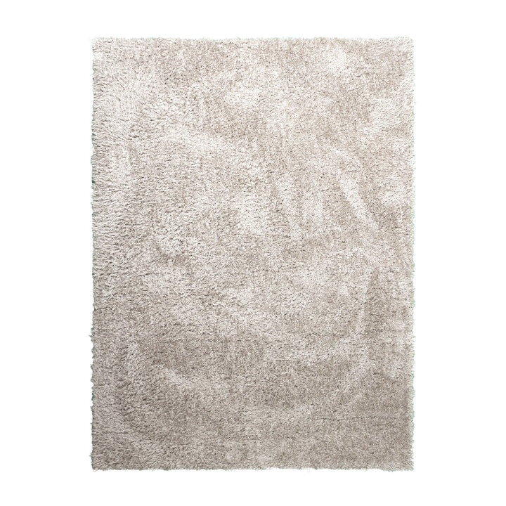 Tapis shaggy rond - Blaze Beige/Gris - 1