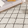 Tapis à poils longs - Grand Lines Crème/Noir - thumbnail 6