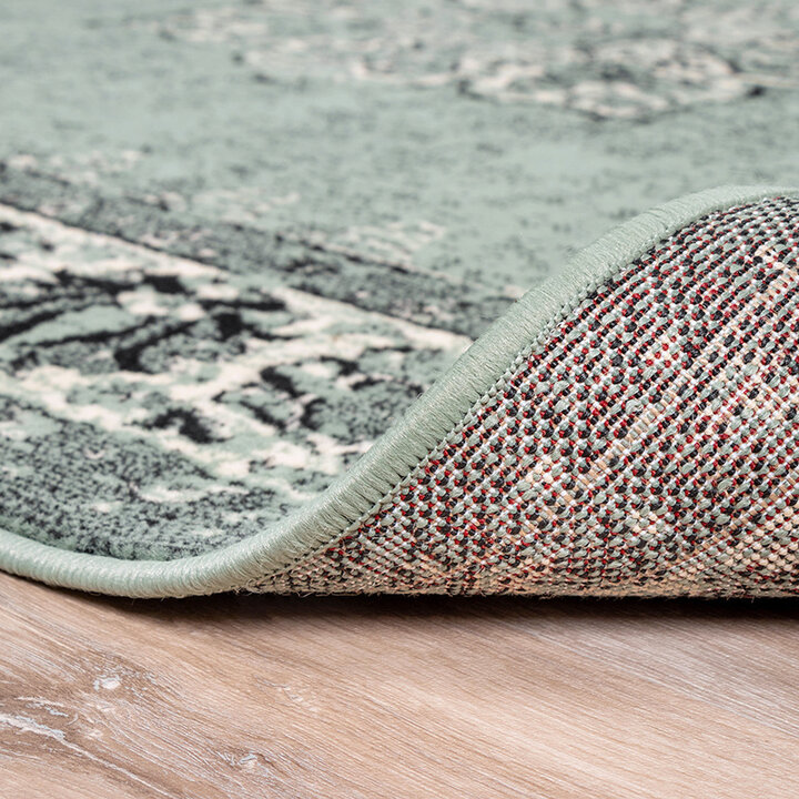 Tapis vintage - Wonder Vert/Noir - 6