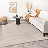 Tapis rond berbère - Aicha Taupe - thumbnail