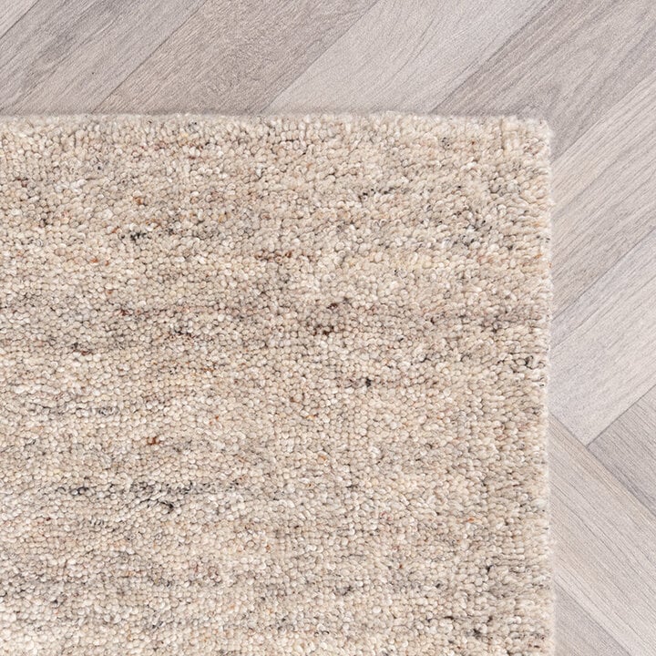 Tapis rond berbère - Aicha Taupe - 5