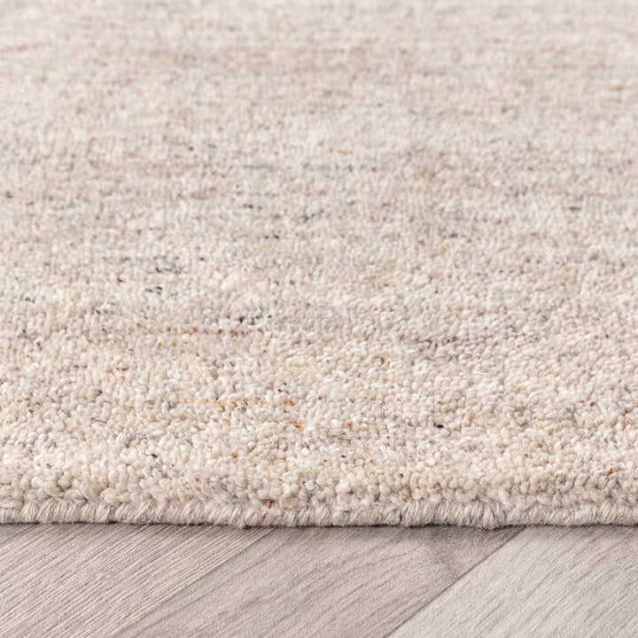 Tapis rond berbère - Aicha Taupe - 6