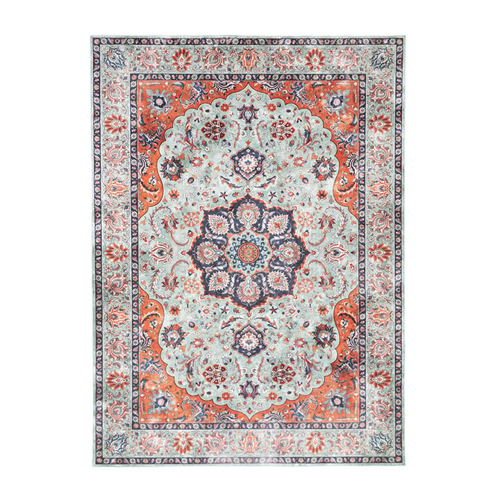 Tapis vintage - Imagine Medaillon Vert - 1