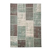 Tapis patchwork - Spring Vert/Gris - thumbnail 1