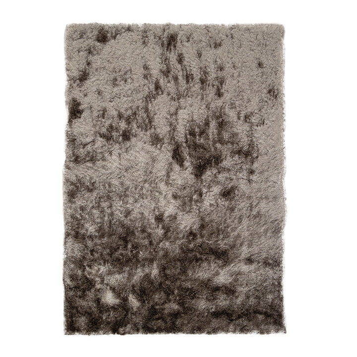 Tapis à poils longs - Glorious Argent/Gris - 1