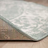 Tapis vintage rond - Spring Medaillon Vert/Crème - thumbnail 5