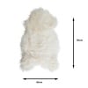 Peau de mouton blanche 90 cm - Tapis - thumbnail 2