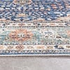 Tapis rond en jute d'extérieur - Kairo Medaillon Bleu Foncé/Terracotta - thumbnail 6