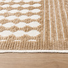 Tapis lavable - Dunya Geo Beige/Blanc - thumbnail 5