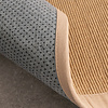 Tapis doux à poils courts - Tulum Border Beige - thumbnail 6