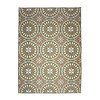 Tapis en sisal - Ranch Mandala Vert - thumbnail 1