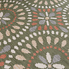 Tapis en sisal - Ranch Mandala Vert - thumbnail 3