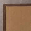 Tapis doux à poils courts - Tulum Border Marron - thumbnail 4
