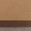 Tapis doux à poils courts - Tulum Border Marron - thumbnail 5
