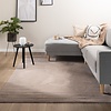 Tapis rond à poils courts - Cozy Taupe - thumbnail