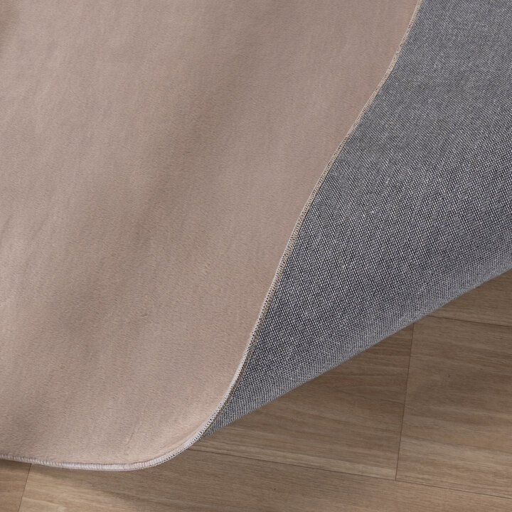 Tapis rond à poils courts - Cozy Taupe - 6