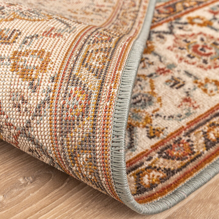 Tapis vintage - Thirza Medaillon Bleu Clair/Multicolore - 6