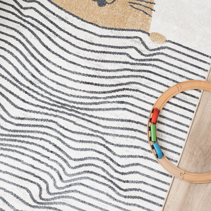 Tapis pour enfants lavable - Ravi Cat Multicolore - 2