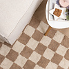 Tapis en coton - Gambit Beige/Blanc - thumbnail 3