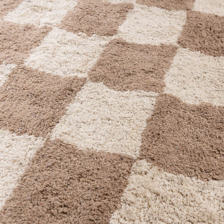 Tapis en coton - Gambit Beige/Blanc - 4