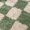 Tapis en coton - Gambit Vert/Blanc - thumbnail 4