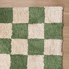 Tapis en coton - Gambit Vert/Blanc - thumbnail 5