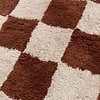 Tapis en coton - Gambit Marron/Blanc - thumbnail 4