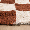 Tapis en coton - Gambit Marron/Blanc - thumbnail 6