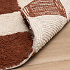 Tapis en coton - Gambit Marron/Blanc - thumbnail 7