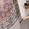 Tapis ovale d'extérieur vintage - Kairo Medaillon Bordeaux - thumbnail 3
