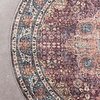 Tapis ovale d'extérieur vintage - Kairo Medaillon Bordeaux - thumbnail 5