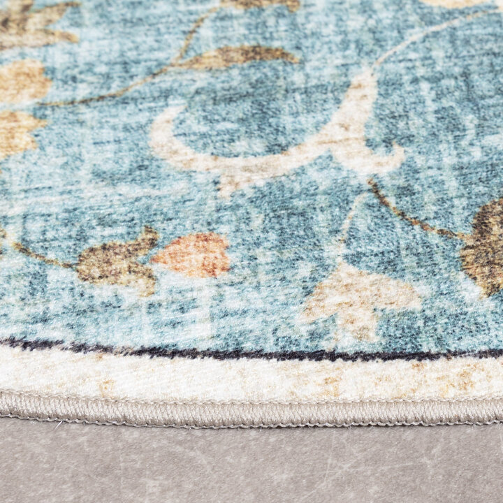 Tapis intérieur et extérieur - Santo Mandala Bleu Clair - 6