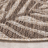 Tapis rond d'extérieur vintage - Tiga Edge Taupe - thumbnail 5