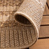 Tapis d'extérieur en jute - Mavi Border Crème/Marron - thumbnail 6