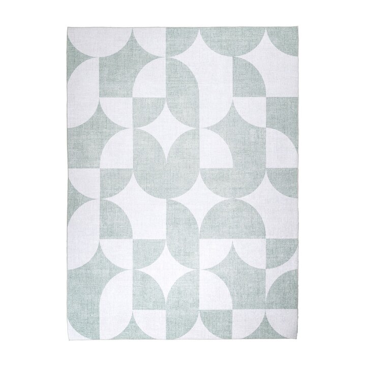 Tapis d'extérieur - Groovy Tiles Vert - 1