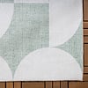Tapis d'extérieur - Groovy Tiles Vert - thumbnail 4