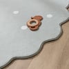 Tapis rond en jute pour l'extérieur - Cloudy Stippen Menthe - thumbnail 6