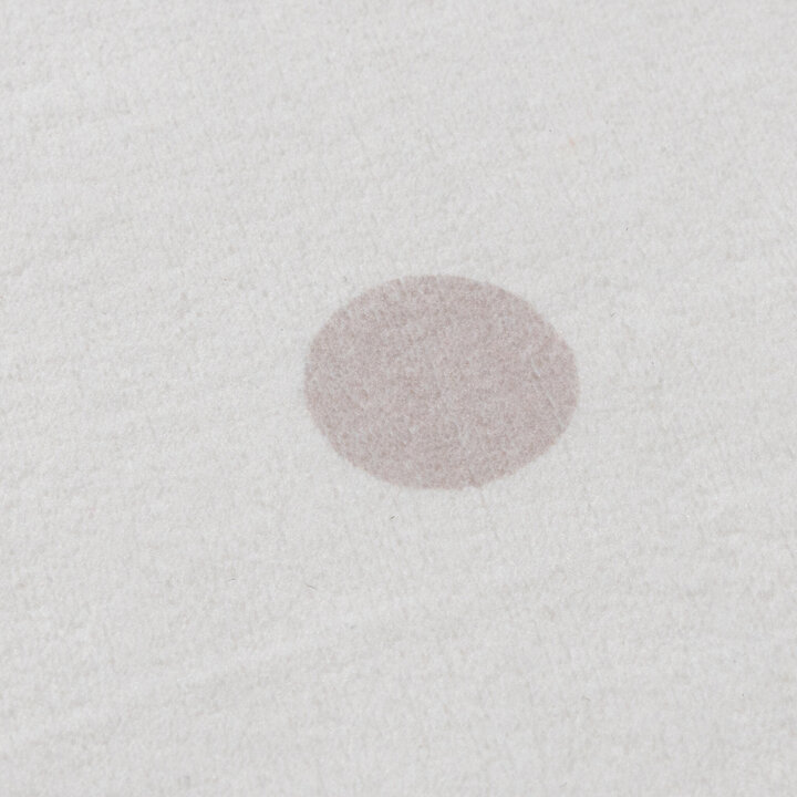 Tapis rond en jute pour l'extérieur - Cloudy Stippen Blanc - 3