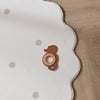 Tapis rond en jute pour l'extérieur - Cloudy Stippen Blanc - thumbnail 4