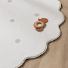 Tapis rond en jute pour l'extérieur - Cloudy Stippen Blanc - thumbnail 5