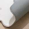 Tapis rond en jute pour l'extérieur - Cloudy Stippen Blanc - thumbnail 6