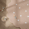 Tapis rond en jute pour l'extérieur - Cloudy Stippen Beige - thumbnail 3